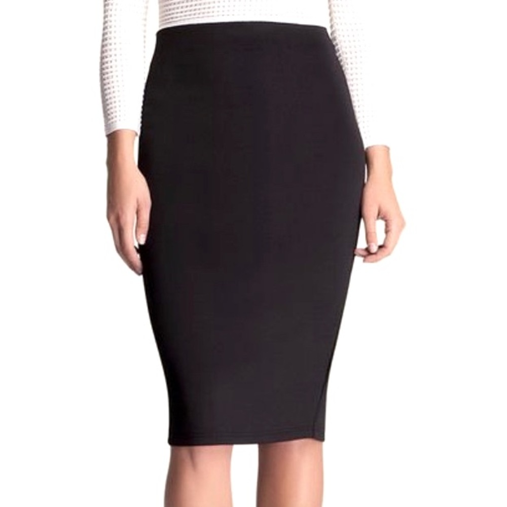Bebe Criss-Cross Detail Skirt Black Size 0
